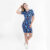 Vestido Colcci Floral Marrom e Azul – Feminino