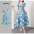 Lovito Vestido Casual Com Estrutura Floral Para Mulheres L131LD1128