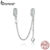 Bamoer 925 Prata Esterlina Encantos Contas Corrente De Segurança Pequenos Pneus Design Diy Para Pulseira Presentes Mulhe