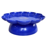 Bandeja Flower Com Pé – 205mm – Azul Bic – 1 unidade – Só Boleiras – Rizzo