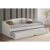 Sofá Cama Solteiro Funny III c/ Auxiliar Branco – Conquista