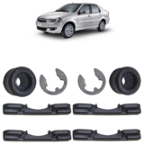 Kit Deslize Calço Reparo Banco Siena 1996 1997 1998 1999 2000 2001 2002 2003 2004 A 2015 8 Peças
