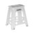 Banco / Banqueta Plástica Dobrável 450mm Suporta até 150kg Branca Vonder – 35.40.045.000