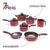 Jogo De Panelas 7 Peças Chilli Cereja Brinox