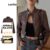 Live Hosts’ pick Jaqueta casual lisa com zíper e pontas para mulheres L106AD280