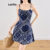 Lovito Vestido Boho Com Estampa Tribal Vestido De Verão/Primavera Para Mulheres L113MD414