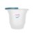 Balde Plástico Transparente com Alça 15L Hydrus Sanremo