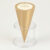 Kit Cone Metalizado Com Etiqueta – Creme – 10x15cm – 50 unidades – Cromus – Rizzo