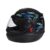 Capacete Speed Fly Preto Fosco Azul TAM 58 Moto