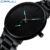 Relógio Masculino CRRJU Original Genuíno Clássico Pulseira De Aço Inoxidável Pequeno Mostrador Simples Casual Estilo Ao