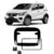 Moldura 2 Din Black Piano Fiat Mobi Básico 2016-2022 s/ Som de Fábrica JP/CH/MP5 Expex-EPX FT-549