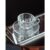 6 Xícaras de Café Wolff Pétala de Vidro com Pires 100ml