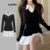 Lovito Vestido Casual Com Costura Em Tecido Liso Para Mulheres L110AD1466
