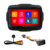 Kit Multimídia 9 Pol Jeep Renegade 2015 16 17 A 21 22 2023 Android Auto CarPlay Qa+ 2 Din Preto Espelhamento Android Ios