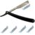 KIT 2/6 PCS Navalhete Inox Para Barbear Profissional Navalha