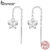 Brincos De Prata Esterlina 925 Bamoer Com Design De Borboleta Joias Presente Feminino