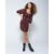 Vestido Evasê Feminino Manga Bufante Em Viscose – ENFIM