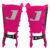 Par de Caneleiras Superiores Bota Jett Line Neon Em PU D60/D70