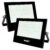 Kit 2 Refletor Led 100W Iluminação Externa Comercio Casa Luz Branca 2960 Lumens 127v 220v Easy