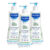 Kit 3 Und Gel Lavante Suave Mustela Bebê Corpo e Cabelo 500ml