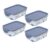 Kit 4 Potes Stitch Herméticos Modulares 500 ml Plasútil