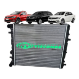 Radiador Visconde Gol Saveiro Voyage G5 G6 G7 Fox Polo 2006 Diante