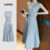 Lovito Vestido elegante liso plissado com cinto para mulheres L131ED081