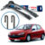 Par Palheta Limpador Parabrisa Bosch Peugeot 206 1998 1999 2000 2001 a 2009