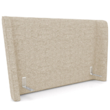 Cabeceira Cama Box Queen 160cm Nilo P05 Linho Bege Escuro – Lyam Decor