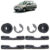 Kit Deslize Calço Reparo Banco Palio Weekend 1996 1997 1998 1999 2000 2001 2002 2003 2004 2005 2006 2007 2015 8 Peças