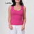 Lovito Regata Feminina Casual de Malha Canelada LB197BRL226