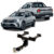 Engate Fixo VW Saveiro Cross Trend Robust 2009-2025 400Kg Aço Sem Furo na Caixa de Estepe com Capa Cromada 90mm