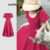 Lovito Casual Xadrez Arco Frente Estrutura Linha Puff Mangas Vestido para Mulheres L120ED1104