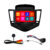 Kit Multimídia 9 Pol Cruze 2009 10 11 12 13 14 2015 Android Auto CarPlay Qa+ 2 Din Preto Espelhamento Android Ios