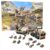 Brinquedo Blocos de Montar Cubic City 12 em 1 Patriot Exército 555 Peças Multikids – BR1096