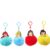 Chaveiros Princesas Disney Com Pompom Colorido
