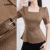 Lovito Blusa Elegante De Verão/Primavera Com Cinto Para Mulheres L128ED110
