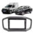 Moldura Painel Central 9 Polegadas Strada Nova Fiorino 2021 à 2024 Preto Novum Expex EPX9FT005 Som