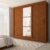 Guarda-Roupa Casal Sophia 3 Portas 3 Gavetas com Espelho Cinamomo – Panorama Móveis