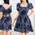 Lovito Vestido Boho Com Estampa Tribal E Babados, Bainha Com Cadarço, Vestido De Verão/primavera Para Mulheres L132ED659