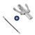 Kit Extensão Flexível 1/8” Com Acoplador Manual Para Bomba