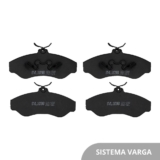Pastilha Freio Dianteiro S10 1995 a 2012 Syl 1098