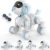 Robô Cachorro De Controle Remoto Infantil Azul Com Led – Castela