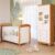 Quarto de Bebê Completo Berço Americano Marquesa 3 Em 1 Guarda Roupa Uli 2 Portas 100% MDF