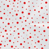 Saco Poli Transparente – Dots Vermelho – 15x22cm – 100 unidades – Cromus – Rizzo