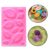 Molde De Silicone Folhas Para Confeitaria Decoração Biscuit Bolo Pasta Americana Resina Artesanato
