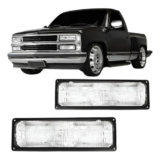Par Pisca Seta Inferior Farol Silverado 1993 A 2001 Cristal