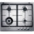 Cooktop a Gás Brastemp Gourmand 60Cm 4Q Inox 220V BDK60DRBNA