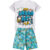 Pijama Infantil Menino Brilha No Escuro Select Branco