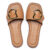 Chinelo Slide Feminino Beira Rio Napa Fivela Caramelo